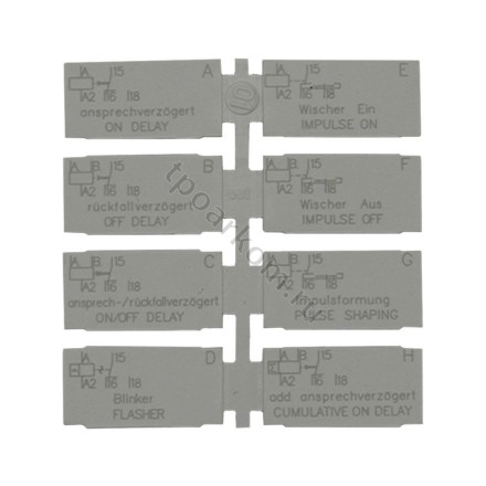 Siemens 3RP1901-0A  Набор маркировки