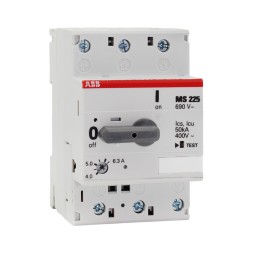 ABB MS225-6.3 1SAM151000R1009 Автоматический выключатель для защиты двигателя 4.0-6.3A