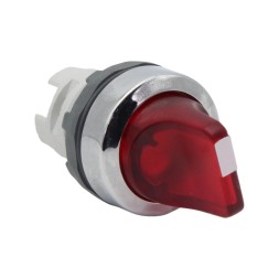 ABB M2SS2-21R 1SFA611201R2101 Переключатель (корпус) красный 2-х позиционный с фиксацией с подсветкой