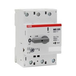 ABB MS225-0.25 1SAM151000R1002 Автоматический выключатель для защиты двигателя 0.16-0.25A