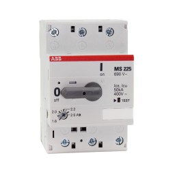 ABB MS225-2.5 1SAM151000R1007 Автоматический выключатель для защиты двигателя 1.6-2.5A
