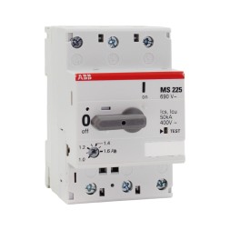 ABB MS225-1.6 1SAM151000R1006 Автоматический выключатель для защиты двигателя 1.0-1.6A